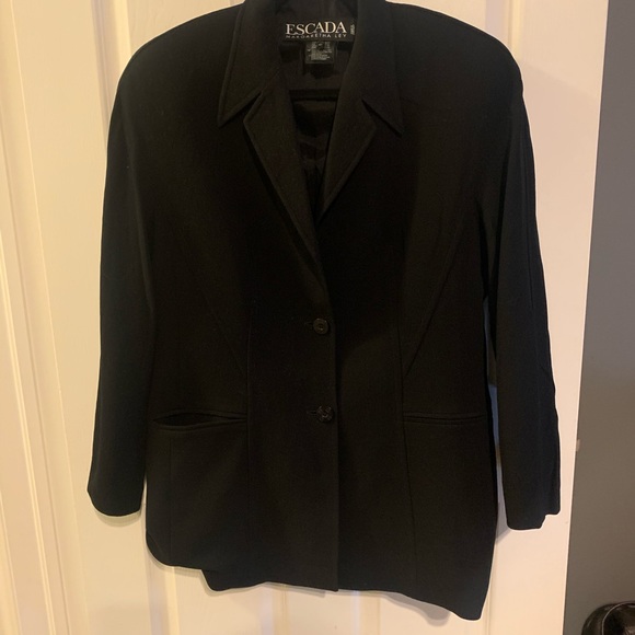 Vintage Escada Black Blazer - Picture 7 of 16
